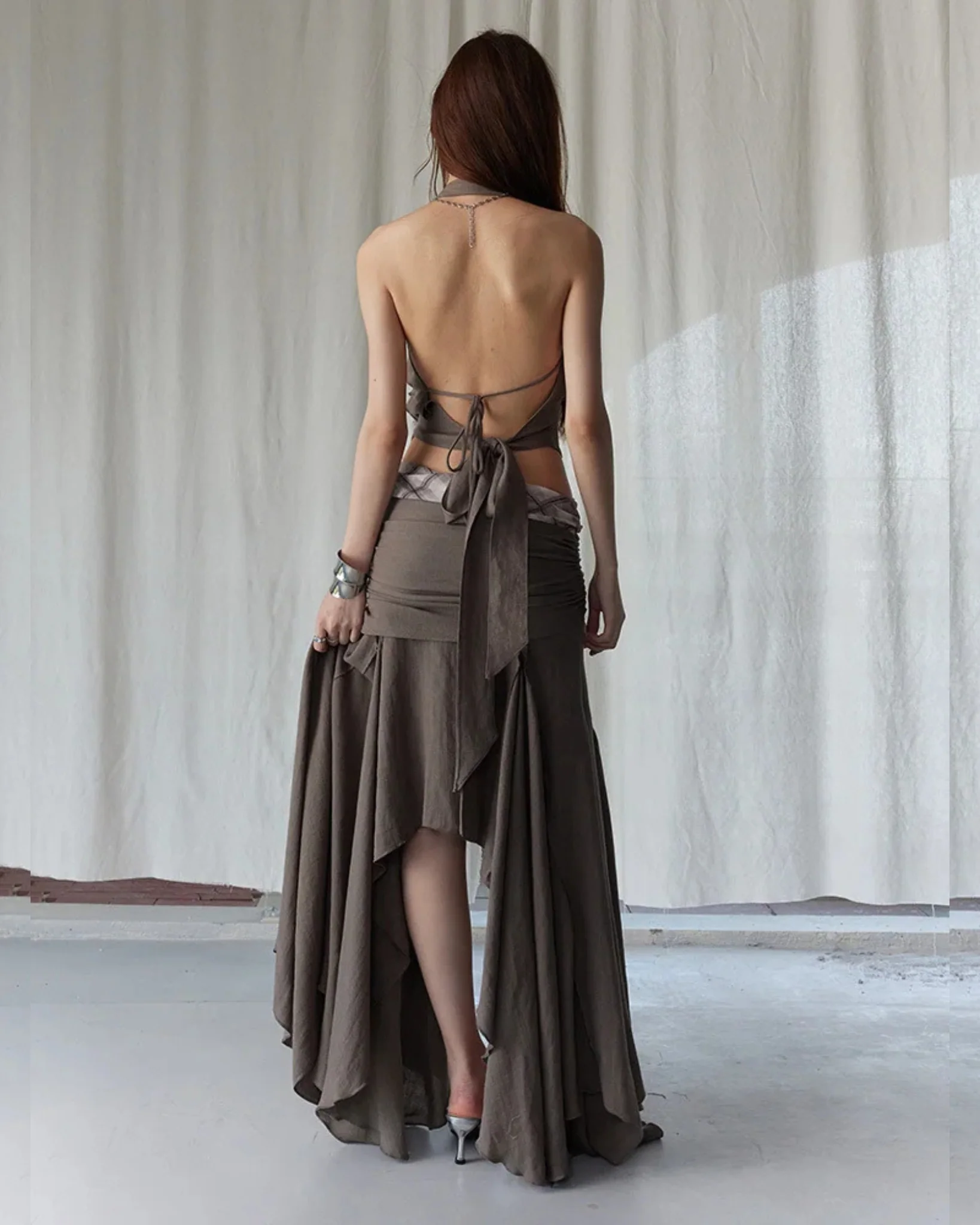 DRAM Draped Halter Top - Image 4
