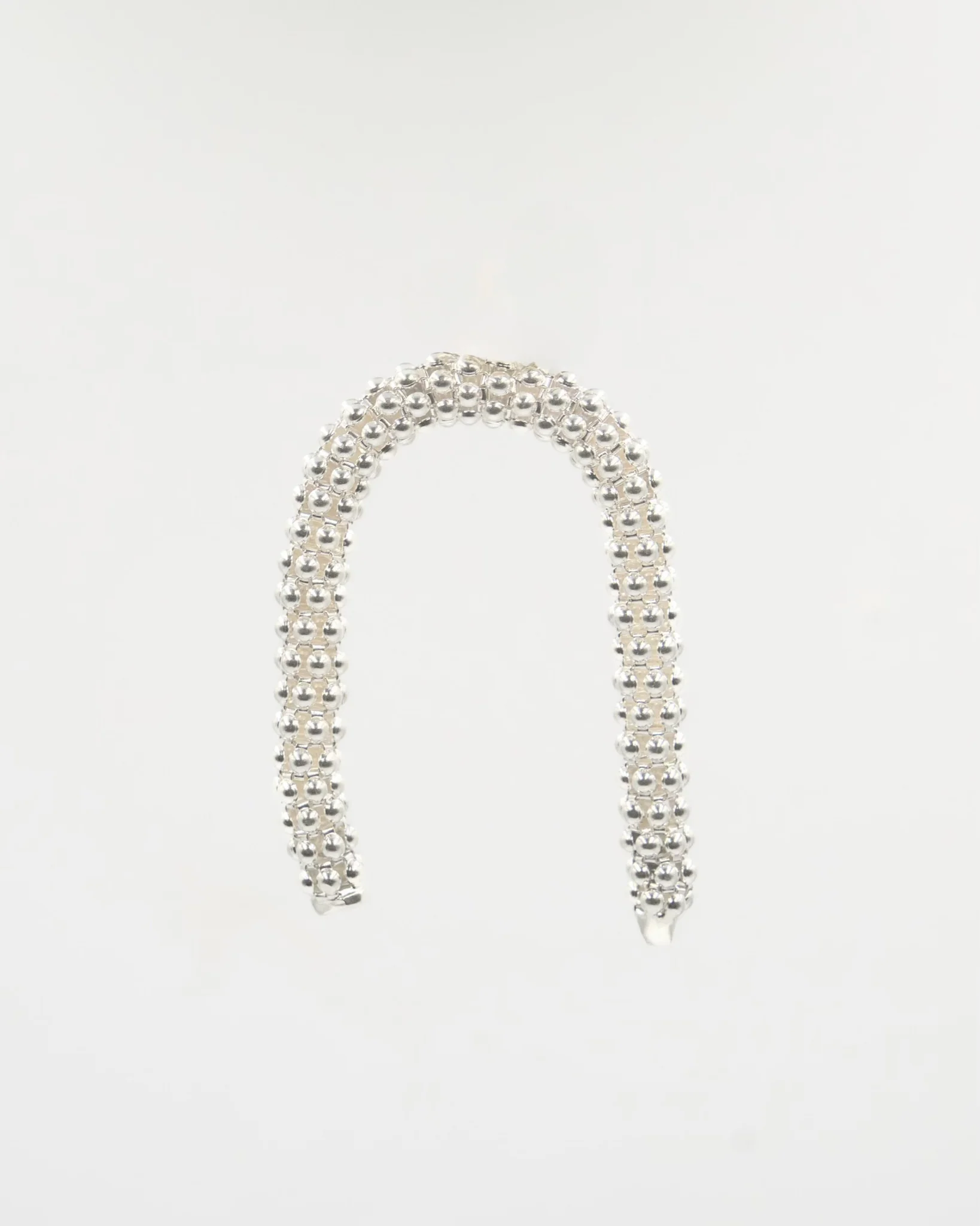 ESST06 // Spaghetti Silver Earrings - Image 4