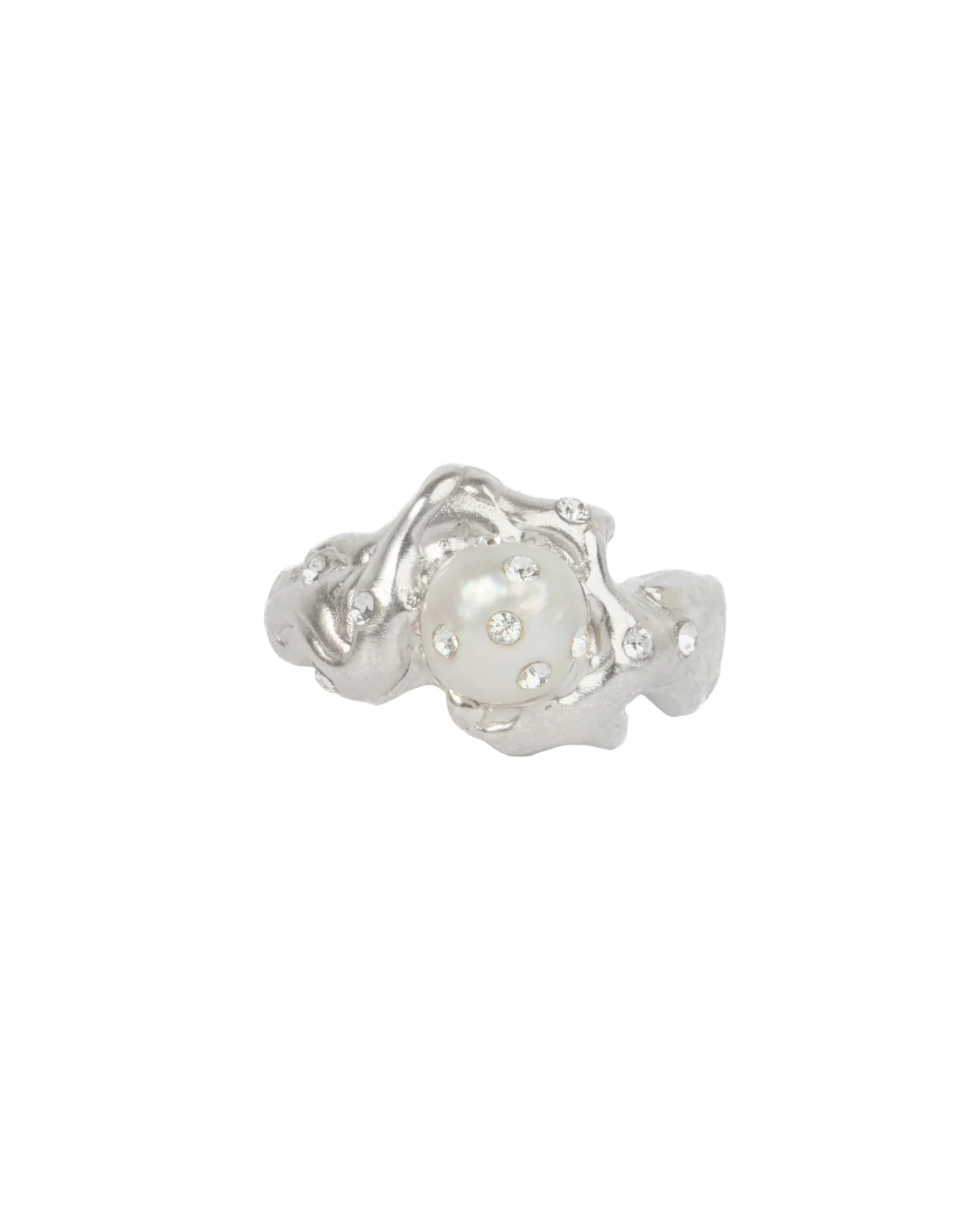 R4SS25 Incrustated Pearl Ring - Image 2