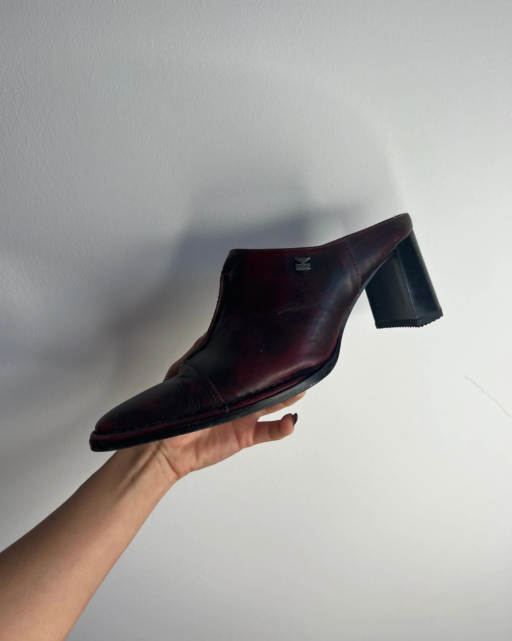 Vintage Leather Mules by Joe Sánchez – Size 39 - Image 5